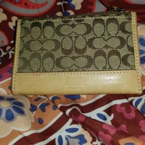 Coach mini coin wallet